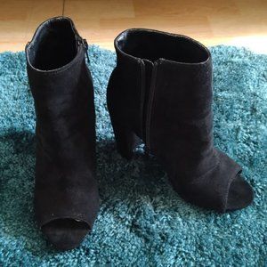 Mark & Maddux Peep Toe Boots